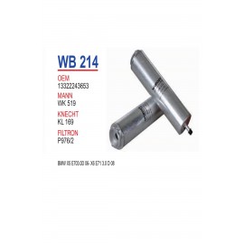 WUNDER MAZOT FİLTRESİ BMW E90/E91- WB214 (OrJ: 13327793672)